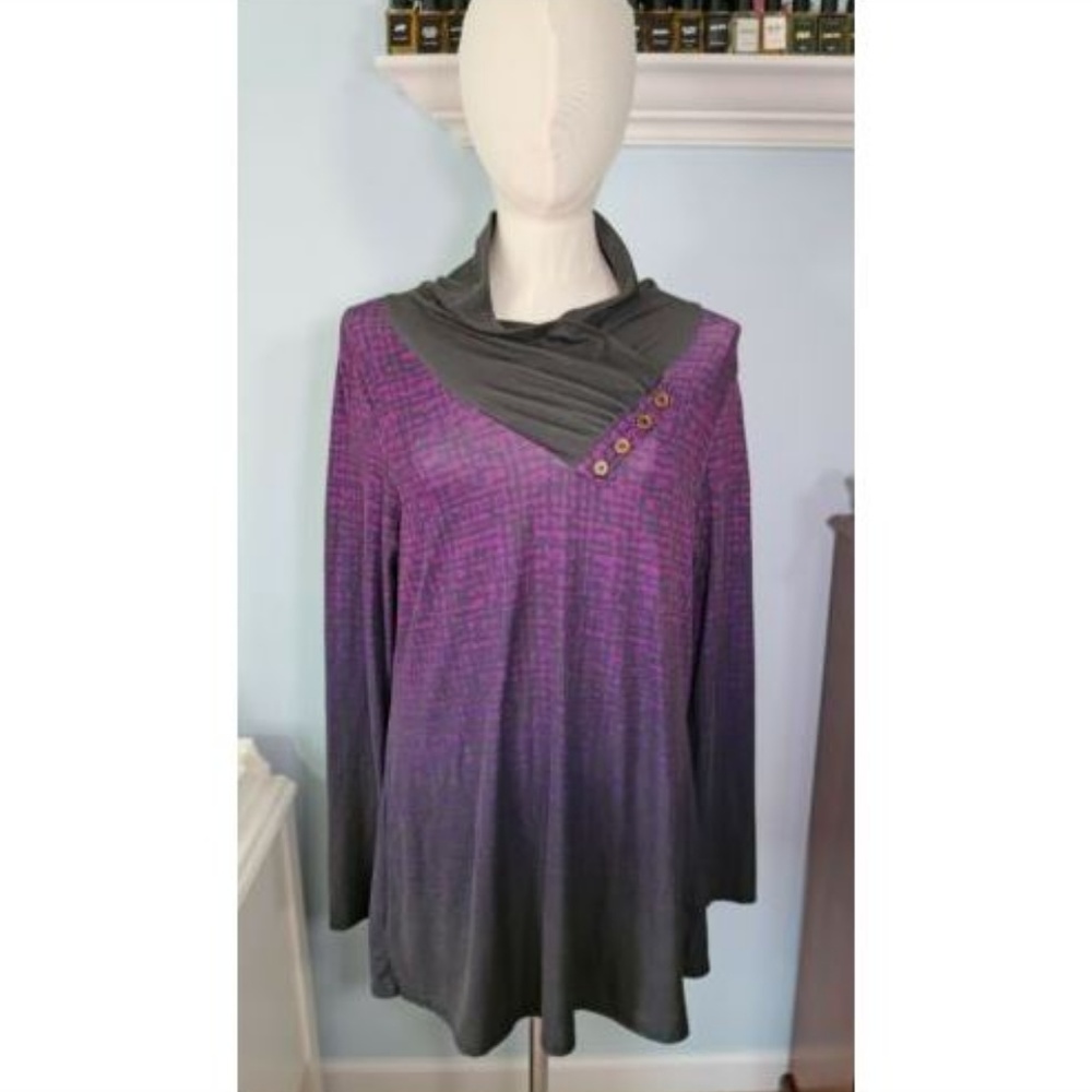 Azalea By Firmiana Tunic Style Shirt Dress sz XL